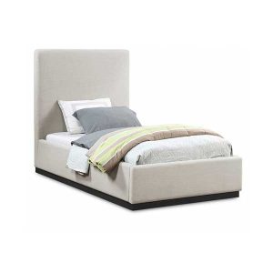 Alfonso Single Bed Beige 90x200cm