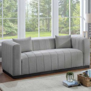 Lutecia 3 Seater Sofa Grey