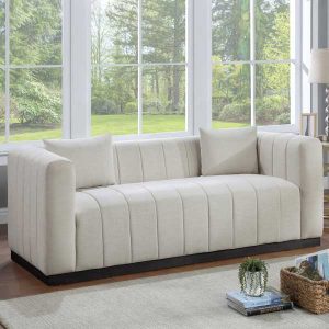 Lutecia 3 Seater Sofa Beige