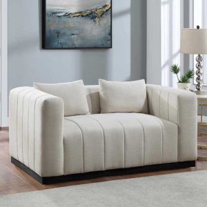 Lutecia 2 Seater Sofa Beige