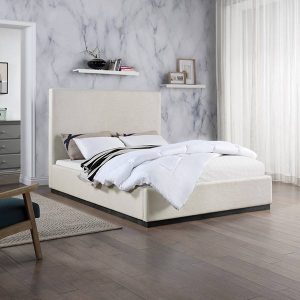 Alfonso Queen Bed Beige 160x200cm