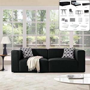 Studio Apartment Furniture Package-Soprano | 19 Items