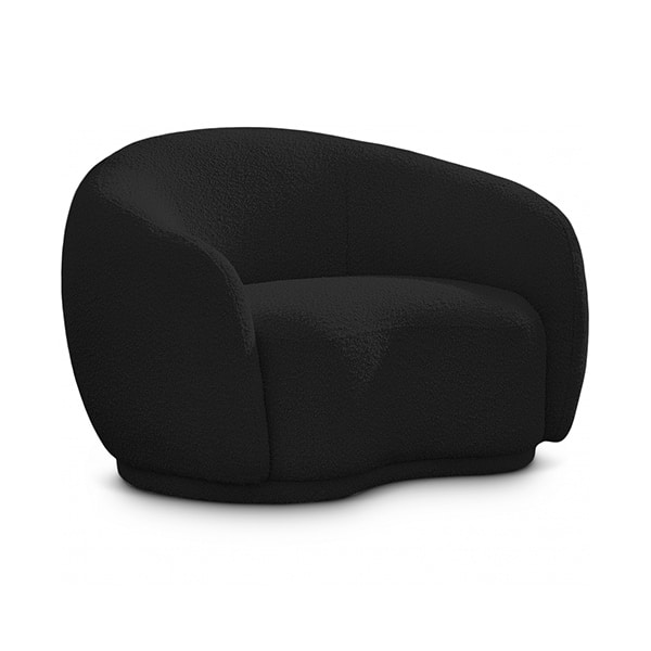 black-boucle-armchair-wave-design-uae